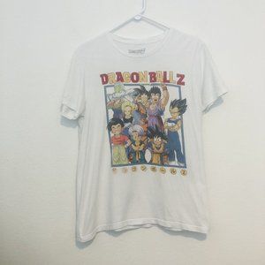 Dragon Ball Z Bird Studio Toei Animation White Graphic Shirt Men Size Medium